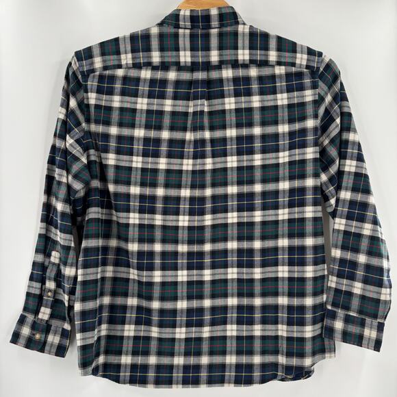 Vineyard Vines 2XL Blue Green Plaid Long Sleeve Button Down Flannel Shirt NWT - Picture 4 of 4